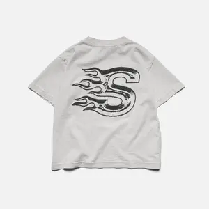 KIDS BLAZE S/S - WASHED GREY