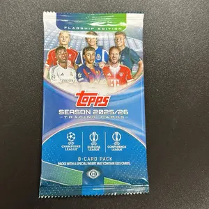 2025/26 Topps UEFA Club Competitions Soccer Hobby Pack