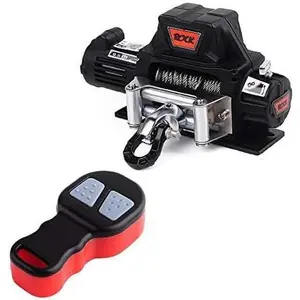 Metal Automatic Winch Remote Controller System for 1:10 RC Crawler Axial SCX10 90046 TRX4 Redcat (Black) Metal Automatic Winch Remote Controller System for 1:10 RC Crawler Axial SCX10 90046 TRX4 Redcat (Black)