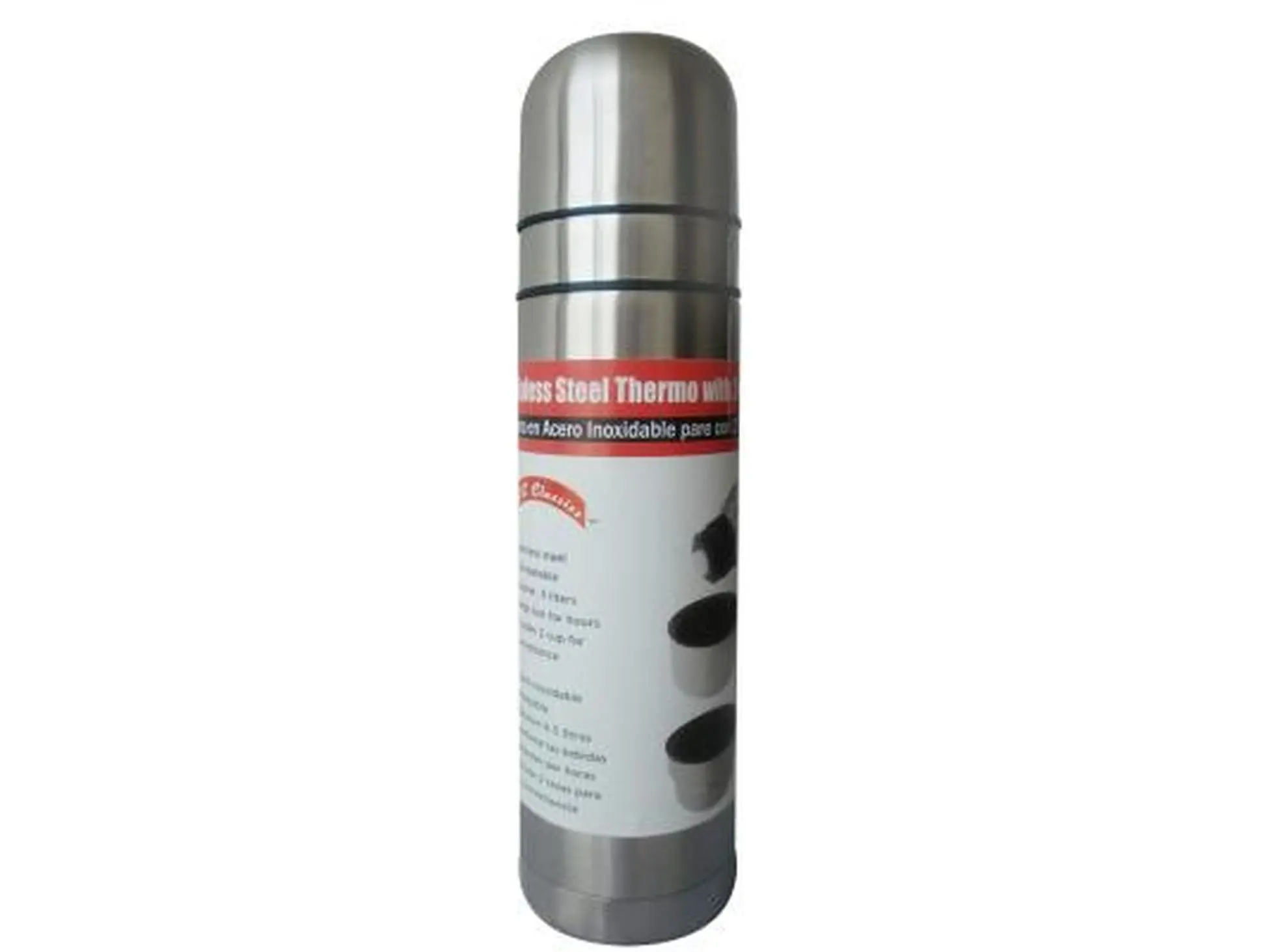 MBR BC89633 16 oz Stainless Steel Vacuum Flask - Espresso Coffee Thermos, Flasks