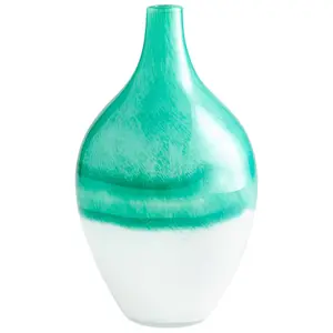 Large Iced Marble Vase - Style: 7991574