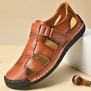 Men's Sport Sandals Closed Toe Outdoor Handmade Sandal Summer Beach Sandal Fisherman Sandals Lightweight & Versatile