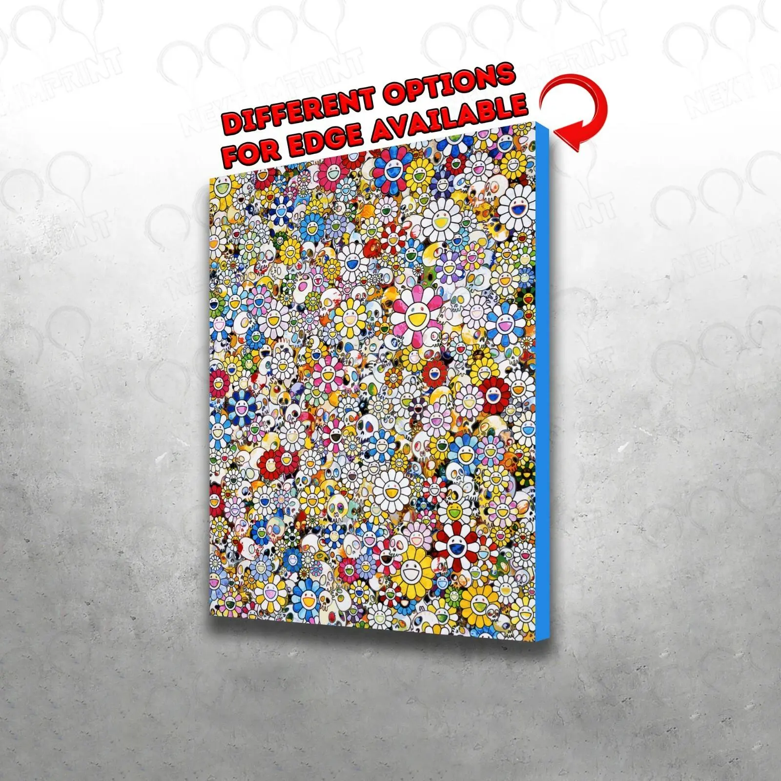 Takashi Murakami - Skulls  Art Print | Mounted Canvas | Framed Canvas |Acrylic