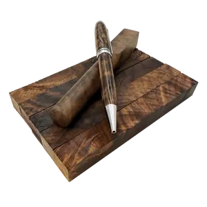 Burled Highly Figured Walnut Pen Blanks - 3/4" x 3/4" x 6" (5 Pcs)