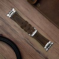 Silver Adapter-Dark Brown Band