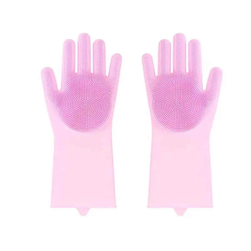 Thick Durable Rubber Latex Household Cleaning Gloves with Extended Cuff - Non-Slip, Heat-Resistant, Snug Fit, Washable, Multifunctional for Dishwashing, Laundry, Prevents Scalds & Tearing