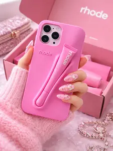 Lip Gloss Holder Phone Case for iPhone 11–17 Series | Cute Silicone Makeup Case