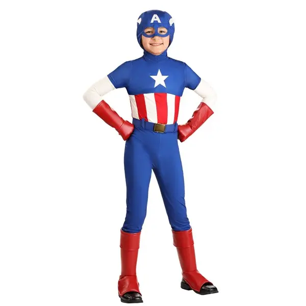 Premium Marvel Captain America Costume for Boys