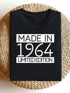 Made in 1964 Fitted Men's T Shirt Sweat Wicking and Freedom of Movement