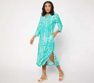 Brandis Dress Out Loud Discovery Knit Regular Tulum Tropical Caftan
