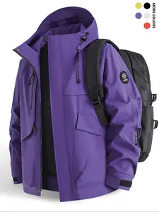 Men's Single Piece Casual Shirt Jacket, Stylish Design for Everyday Wear, Comfortable Fabric, Perfect Fit for Any Occasion