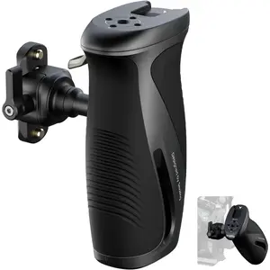 Push-Button Rotating Side Handle with NATO Clamp, for Left and Right Hand, 360? Rotatable Side Handle with Anti-Slip , Max. Load 15Kg