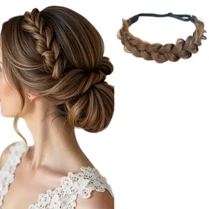 Braided wig headband, soft hair band, soft hair ring, wig, wig accessories, braided headband