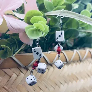 Vegas Lucky Dangles - Handmade earrings