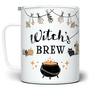 LOFTIPOP Witch's Brew Mug, Spooky Witchy Halloween Cup, Fall Autumn Season Mug, Designed and Printed in the USA by Loftipop