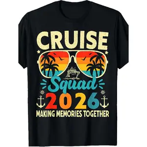 Matching T-Shirts for The Cruise Squad'S Summer Vacation Trip 2026