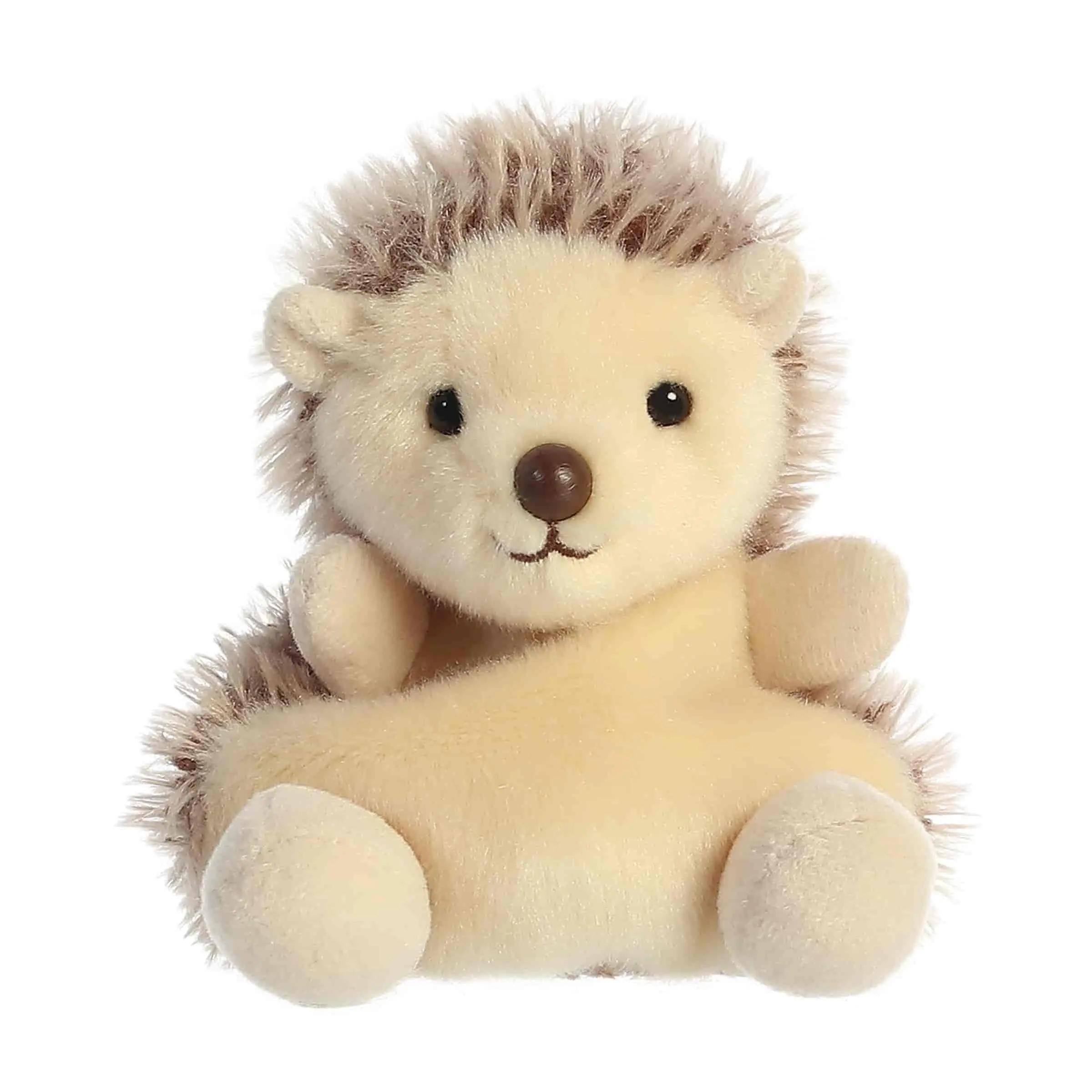 Palm Pals Adorable Hedgie Hedgehog Brown Soft Plush Collectable Stuffed Animal