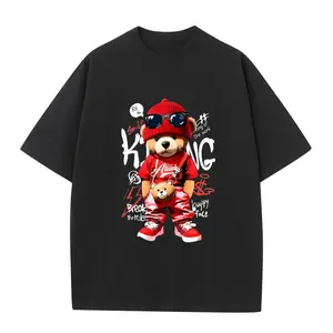 Men Novelty 3D Digital Printed Graphic T-Shirt, Unisex Loose Crew Neck Breathable Casual Top, Non-Sheer Fabric, Machine Washable Essential Summer Wear # 3dtshirt # noveltytee # graphictshirt # streetwear # oversizetee # summerootd