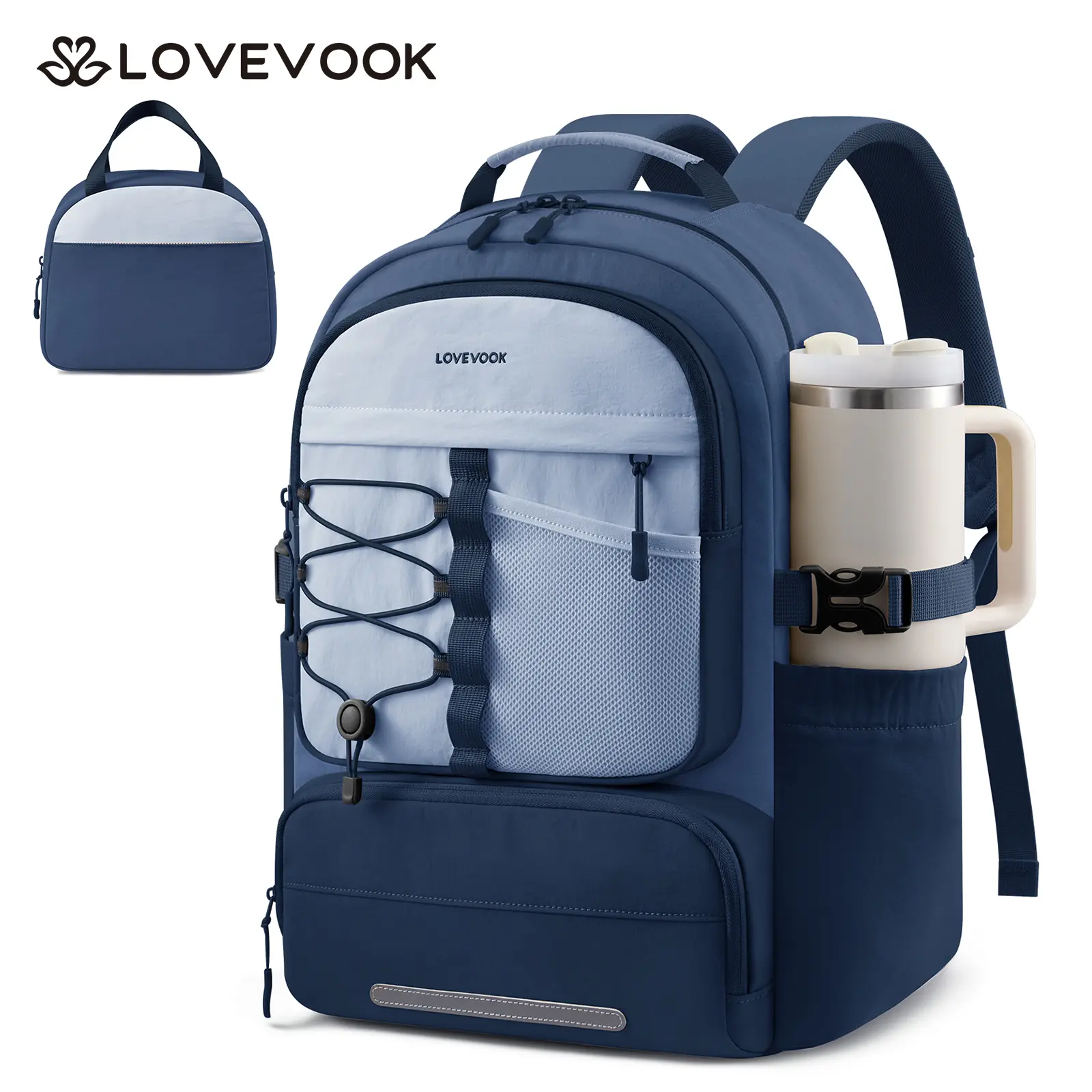 Navy Blue (with lunch bag)