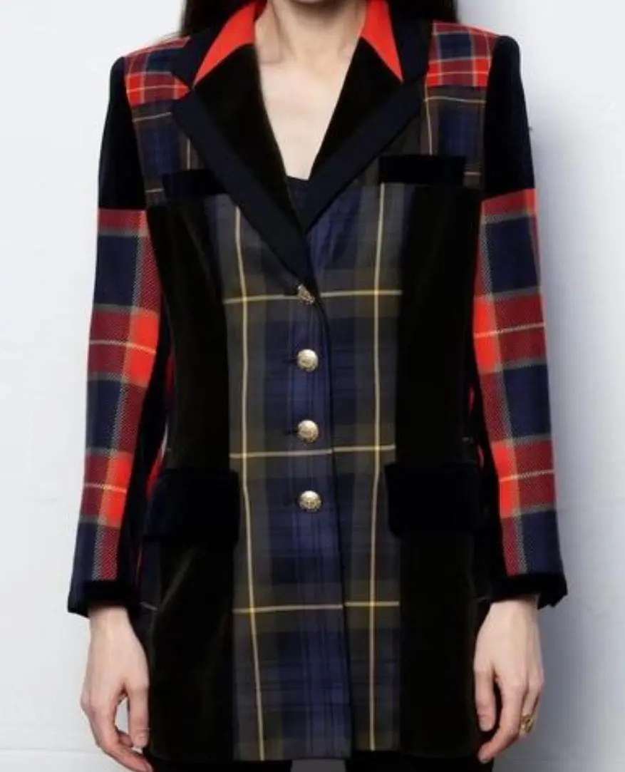 VTG ESCATA Margaretha Ley Plaid/Tartan Set