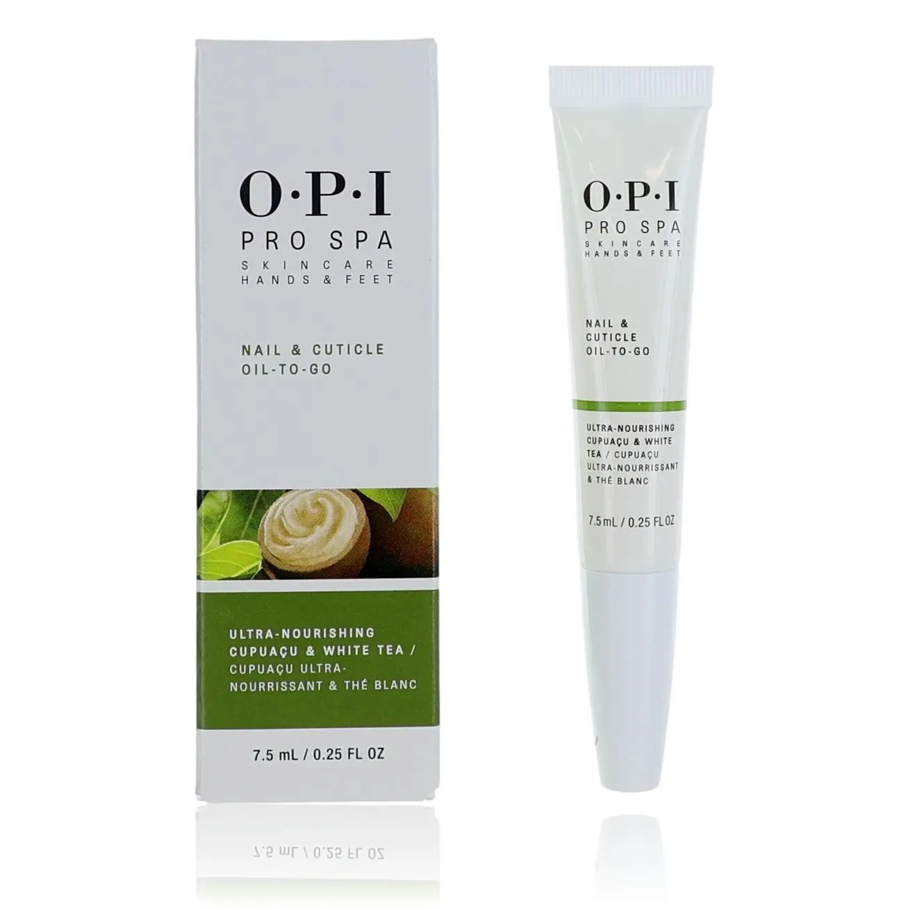 OPI Pro Spa Nail & Cuticle Oil To-Go, Hydrating Treatment with a Scented Floral Fragrance, 0.25 fl oz, Daily, Gentle
