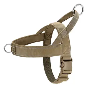 Heavy Duty Quick-Release Harness Vest Set with Adjustable Leash – For Large Breeds (Malinois, German Shepherd, Golden Retriever, Border Collie) for Walking, Training, Harness Vest Harnesses, Quick-Release Vest Harnesses