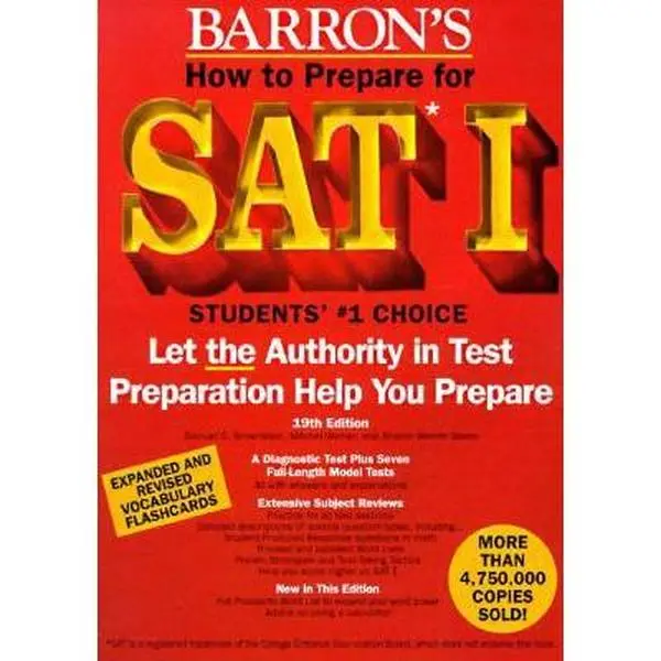 USED-How to Prepare for SAT I (BARRON'S HOW TO PREPARE FOR THE SAT I (BOOK ONLY)) by Samuel C. Brownstein (Paperback)