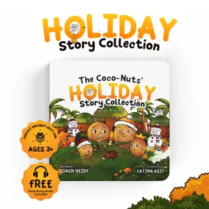 The Coco-Nuts' Holiday Story Collection - Bilingual Children's Book with Halloween Thanksgiving & Christmas Stories Free Audio Read-Along for Toddlers Preschoolers & Early Readers