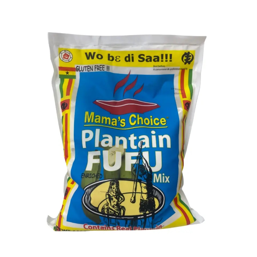 Mamas Choice Plantain Fufu 144oz (4.08kg) Mamas Choice Plantain Fufu 144oz (4.08kg)