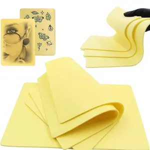 3mm Tattoo Practice Skin, 5 Pcs 12x8" Practice Skins Double Sides Skin Practice for Beginners