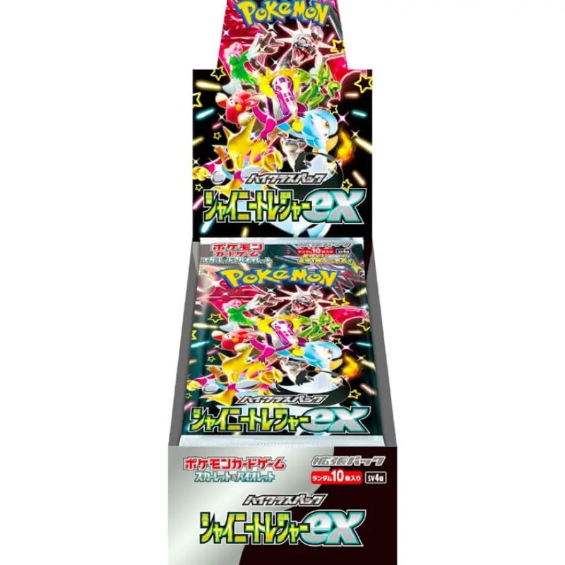 Pokemon Japanese Shiny Treasure sv4a Premium Collectors Box - Authentic Sealed TCG Booster Packs, Trading Card Set with Japanese Art for Rare Collectible Cards Enthusiasts