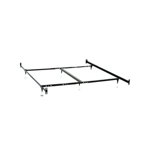 Esme Queen or E King Bed Frame Black (Headboard & Footboard)