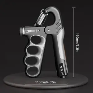 Grip Strengthener, Adjustable 5-100KG Strength Training Equipment with Auto Counting for Sports & Outdoor Fitness