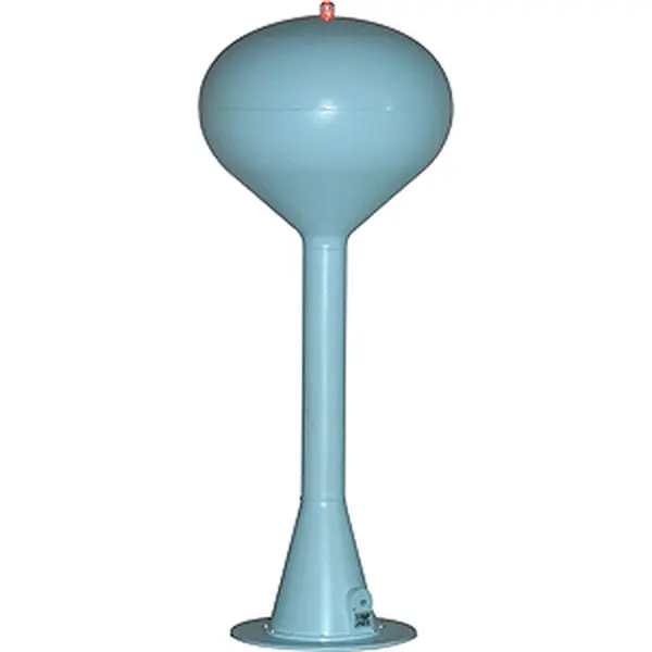 Rail Town HO 2904L Spherical Water Tower Kit with Flashing Red Light (Sky Blue)