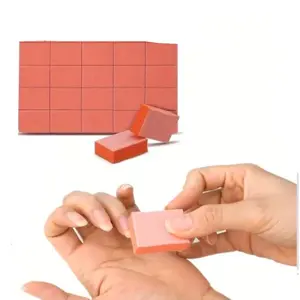 Orange Mini Buffer 15pcs grit 80/100