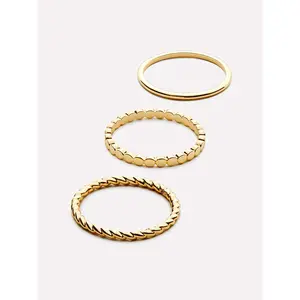 Gold Ring Set - Adrianna Set