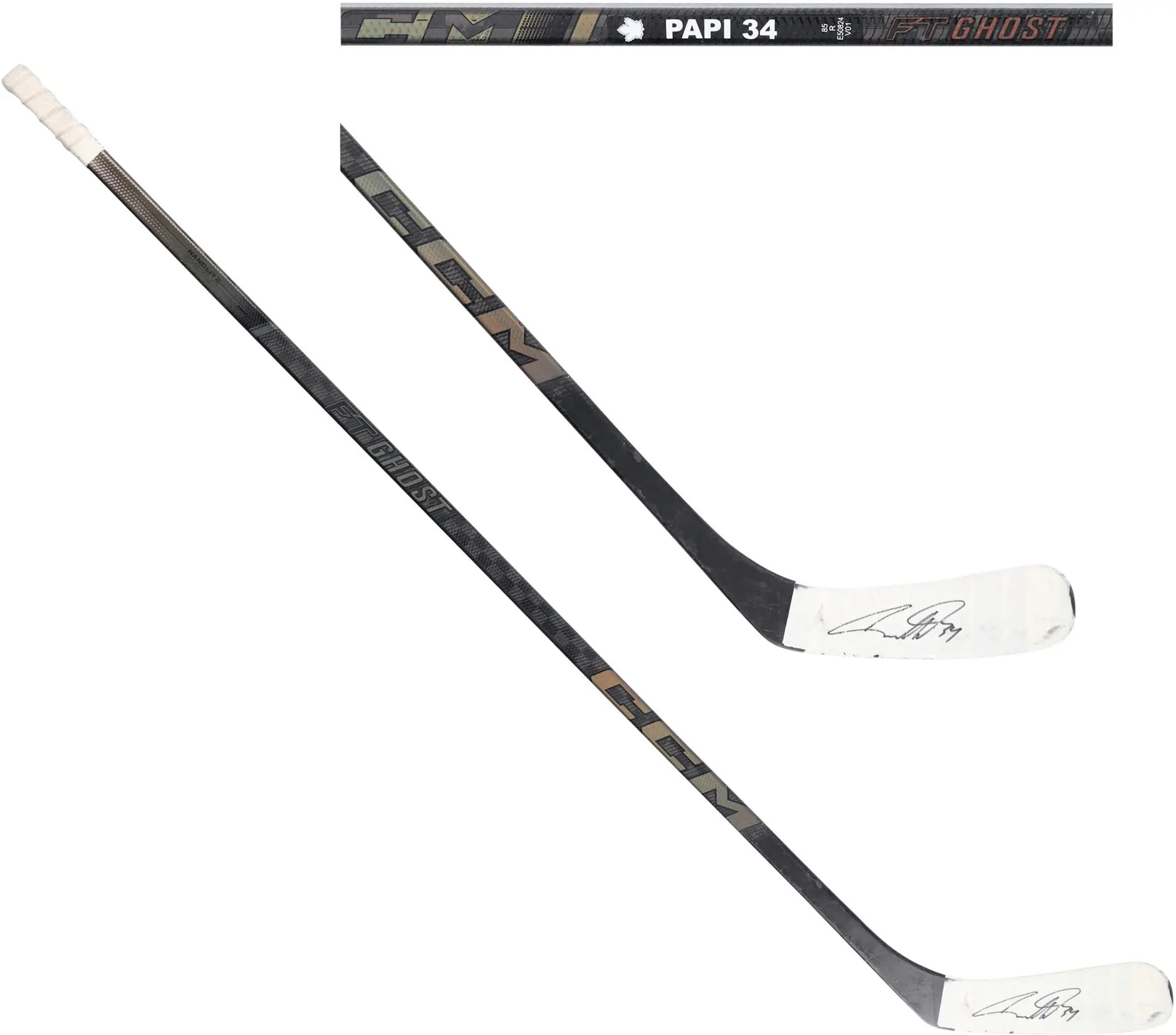 Auston Matthews Toronto Maple Leafs Autographed Game-Used Black CCM Stick from the 2024-25 Season - NR81043311 - Fanatics Authentic Certified