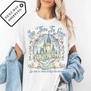 Youth + Adult Retro Glass Slipper Princess Shirt, Fairy Tale Castle Tee, Fantasy Royal Outfit, Vacation Family Trip Top, Vintage Comfort Style