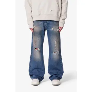 mnml Vintage Flared Denim - Washed Blue