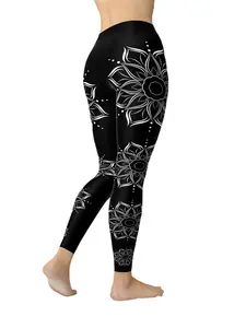 Women's Floral Print Leggings, Casual Comfy Breathable Skinny Pants for Daily Wear, Ladies Bottoms for All Seasons, Soft Leggings