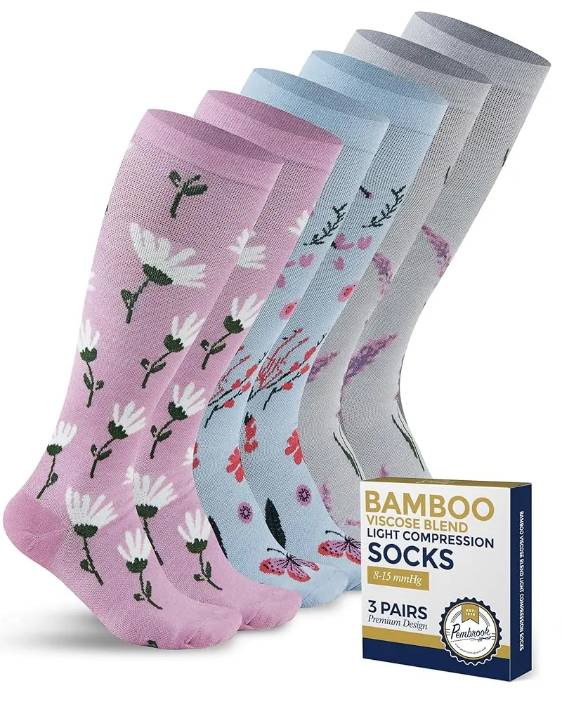 Big Flowers - 3 Pairs