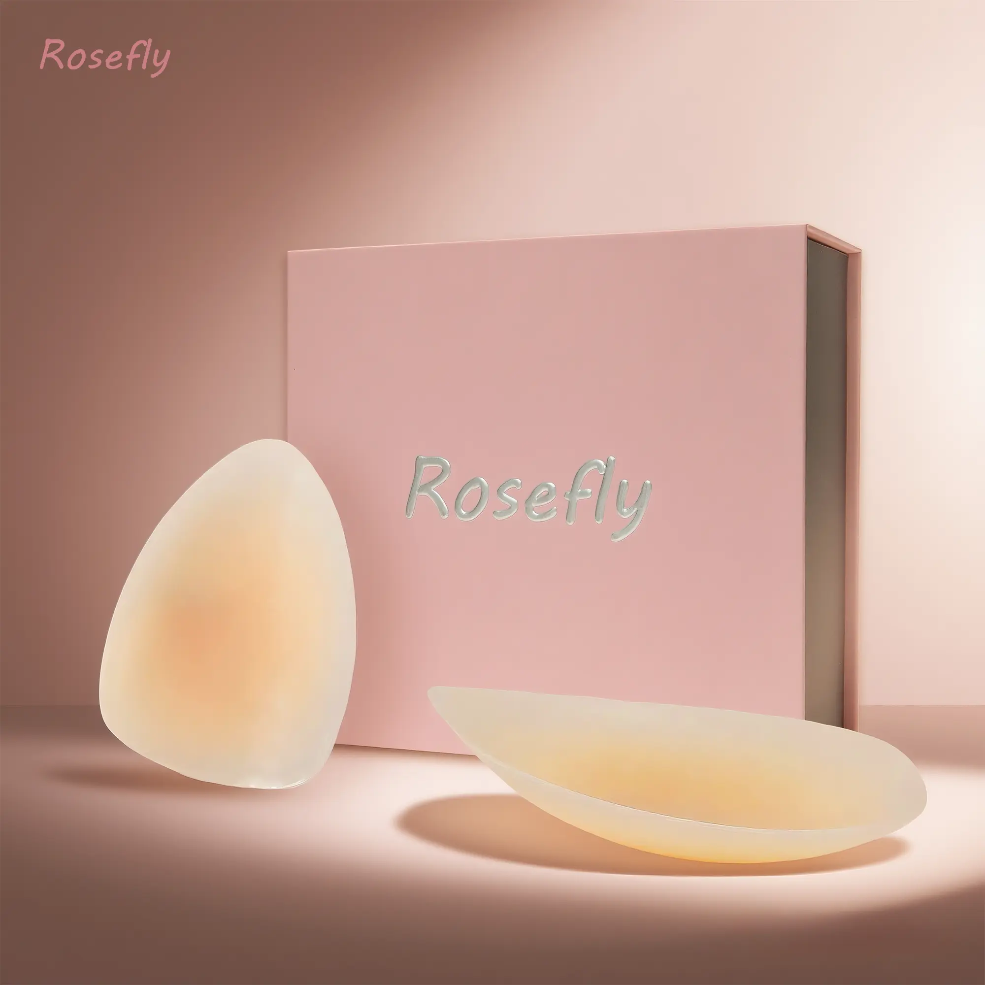grippy Rosefly triangles - The "not sticky" triangle nipple covers. strapless Bra Womenswear
