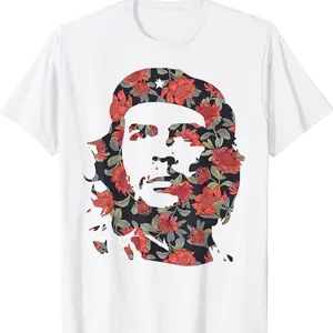 Che Guevara Revolution Cuba Floral T-shirt