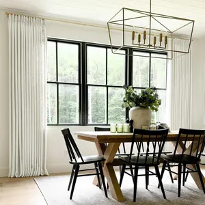 TWOPAGES  Pinch-Pleated Rust Brown Faux-Linen Curtain – 1 Panel Textured Curtain Light-Filtering Drape for Small Window, Bedroom & Living Room, Festive, New Year Curtains, Gift for Home, Decor Ideas 2026, Lunar New year