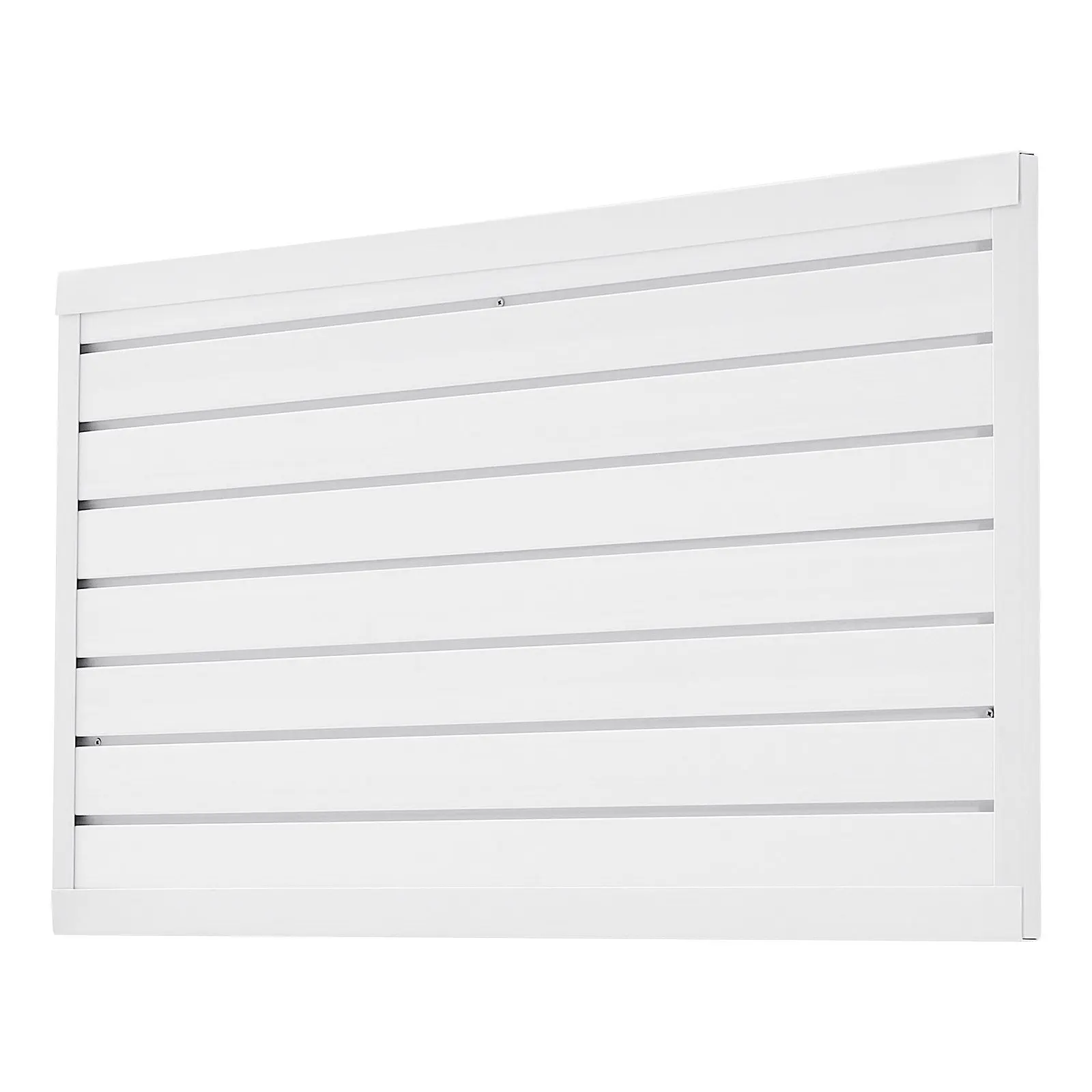 VEVOR 2 x 4 ft Slat Wall Paneling PVC White Garage Slatwall with Modular Design