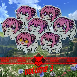 7 Doro NIKKE Sticker - VOLUME 3 - Holographic Vinyl 2"x2" - Dorong, NIKKE: Goddess of Victory