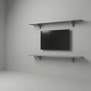 12ft Dual-Tier Media Wall System