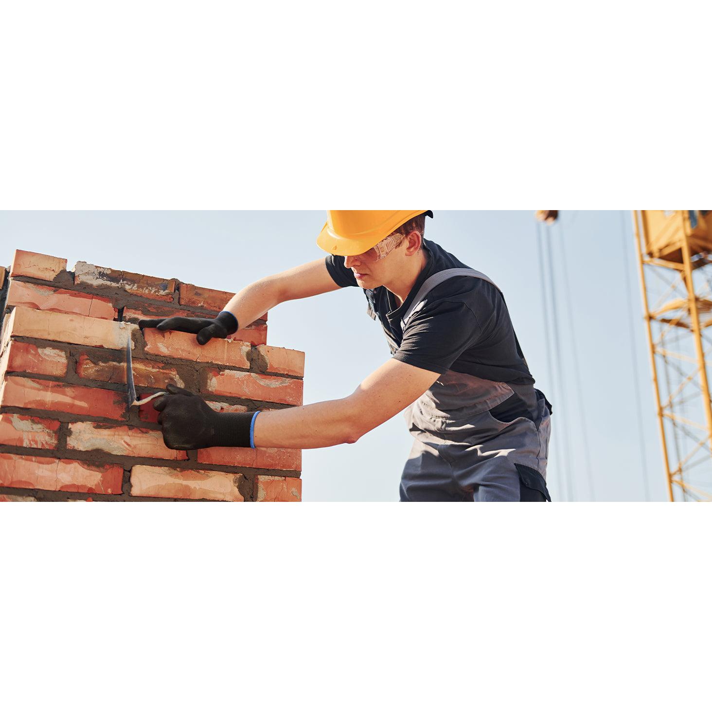 COOLJOB 12/60 Pairs Cotton Work Gloves with Non-Slip Grip Dots, Breathable Lightweight Gloves for Construction Gardening