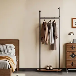 Cactus Shaped Metal Coat Rack Stand Freestanding Modern Entryway Organizer Boot Rack & Scarf Holder for Home, Bedroom Corner Stable & Moveable Hat Rack with Base