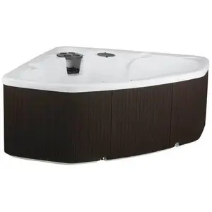 Lifesmart LS300 Plus 2-Person Hot Tub with 17 Jets & Ozonator Easy Plug & Play Relaxation 110v Plug-and-play Design with Waterfall Feature Multi-color LED Lights